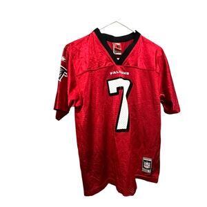 Vintage Michael Vick Falcons Jersey Reebok NFL Youth Large NFL Players Red Black